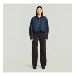 G-Star Raw Jeans srajca D26851-E090 Mornarsko modra Boxy Fit