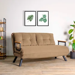 Atelier del Sofa Dvosed na razvlačenje Sando 2 Svetlobraon