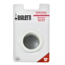 Bialetii Set zamenskih gumica za moka pot aparat, 3/4 cup