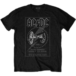 AC/DC Majica FTATR 40th Monochrome Black XL