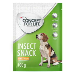 Snižena cijenš Concept for Life Insect Snack za pse - Insect Snack s mrkvom