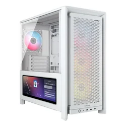 Corsair Frame 4000D LCD RS ARGB belo Midi Tower ATX igralno ohišje