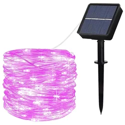 Novogodišnje solarne lampice ROZE 10 metara