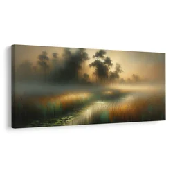 Slika jesenska megla - 80x40