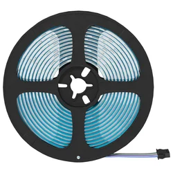 LED traka 12 pcs Crna i prozirna 5100 mm Bakar i plastika