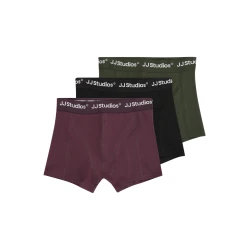 Jack & Jones Junior Spodnjice JACSOHO oliva/vinsko rdeča/črna/bela