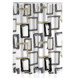 Ridder zavesa za kadu pattern vinil 180x200 32388