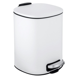 WENKO 24779100 - Koš ALASSIO 20,5x27 cm bela/crna