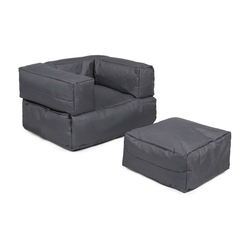 ATELIER DEL SOFA Lazy bag Kids Single Seat Pouffe Fume