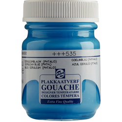 Talens Gouache Extra Fine Jar 50 ml Cerulean Blue Phthalo