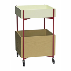 Hübsch Omarica s kolesi Hübsch Fresh Trolley 42 x 41 x 67 cm