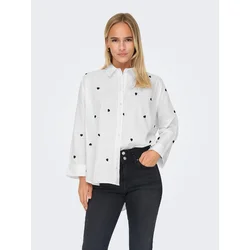 ONLY Bluza ONLNEW LINA črna/bela