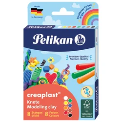 Plastelin  8boja karton creaplast pelikan 606035 blister