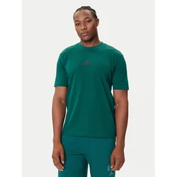 adidas Majica Essentials Small Logo JF1096 Zelena Regular Fit