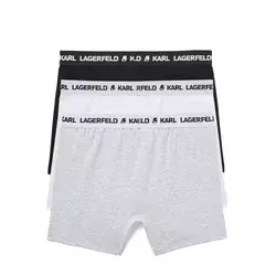 Karl Lagerfeld Boksarice siva/črna/bela