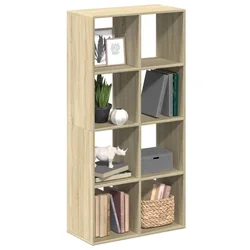 Sobna pregrada / regal za knjige 69,5 x 29 x 137,5 cm drveni