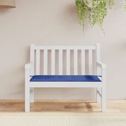 Jastuk za vrtnu klupu plavi 100 x 50 x 3 cm od tkanine Oxford