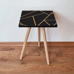 Hanah Home Klub sto Shp334, 35x42x35 cm, Crni