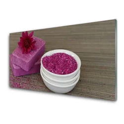 tulup.si Slika na steklu Sand art milo 100x50 cm 4 obešalnika