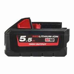 Milwaukee Baterija Li-ion 18V / 5.5Ah ‘HIGH OUTPUT’ - M18HB5.5