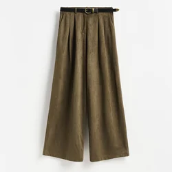 Reserved - Wide leg pantalone s kaišem