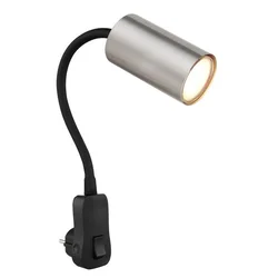 Globo 57911DP - Spot za utičnicu ROBBY 1xGU10/35W/230V matni hrom