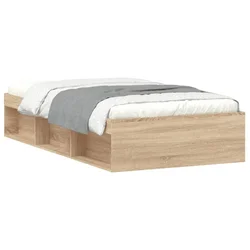 Vidaxl Posteljni okvir sonoma hrast 90x190 cm