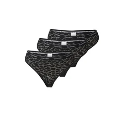 Calvin Klein Set ženskih gaćica 000QD5225EUB1, 3 komada, Crni