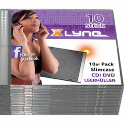 Xlyne Prazne kutije za CD/DVD Xlyne tanke kutije paket od 5 komada