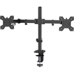 MA-D2-011 Gembird Podesivi dupli stoni drzac za monitor, tilt, 17-32 max.2x9kg