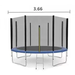 Playtime Trambolina sa merdevinama i sigurnosnom mrežom - set 366 cm