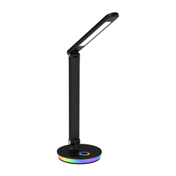 LED RGBW prigušiva dodirna stona lampa NEPTUN LED/7W/230V crna