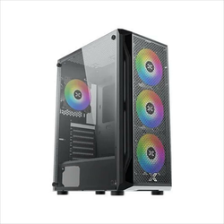 KSIGMATEK kućište ATKS Mid-Tover Gaming Ks Crna V/Tg, Metalic Mesh Fp, 4Ks120Mm Ks24F fiksni Rgb, En46621