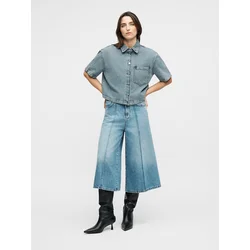 HUGO Bluza Gesila_1  moder denim / bela