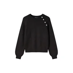 VERO MODA Pulover VMEA črna