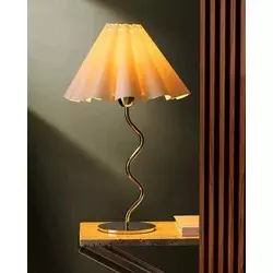 Opviq Stona lampa Anne, Zlatne boje