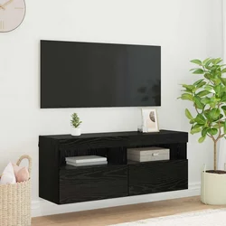 TV zidni ormar Crni hrast 100 x 30 x 40 cm Konstruirano drvo