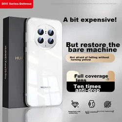 Divi Maska za mobilni telefon Huawei Mate 50 / Huawei Mate 50E, Providna