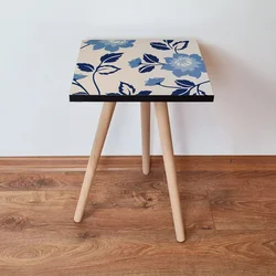 Hanah Home Klub sto Shp62, 35x42x35 cm, Krem