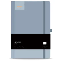 Blok notes z elastiko casual blue a5 tp črt 96l PROMOCIJA