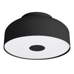 Sollux SL.1678 - Plafonska lampa OMIQ 4xE27/15W/230V prečnika 30 cm crna