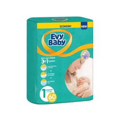 EvyBaby Pelene Twin 1 Newborn 2-5kg 60kom 3u1