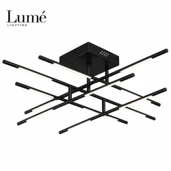 ARIA 7 LUSTER LED 48W 3000K CRNA