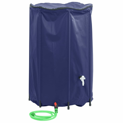 Spremnik za vodu sa slavinom sklopivi 1000 L PVC