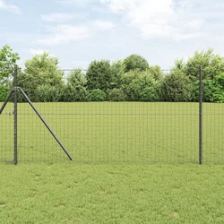Stup za ogradu 26 pcs Siva 3,2 x 3,2 x 170 cm