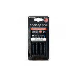 Panasonic Panasonic Vtični polnilnik baterij MQR06 s 4 x eneloop pro baterije + 4 x eneloop pro bate