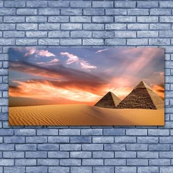 tulup.si Slika na platnu Desert piramide na wall 125x50 cm