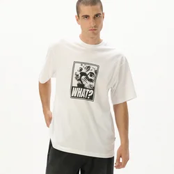 Cropp - Bela majica s printom - white