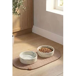 Paws & Whiskers Set činija za hranu za kućne ljubimce, 2 komada, Tirkizni