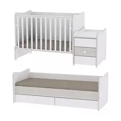 Krevetac za bebe MAXI PLUS 70 160 Bela Kafa